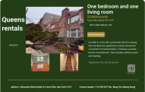 纽约皇后区 Forest Hills 一室一厅｜3套公展｜近地铁优质社区